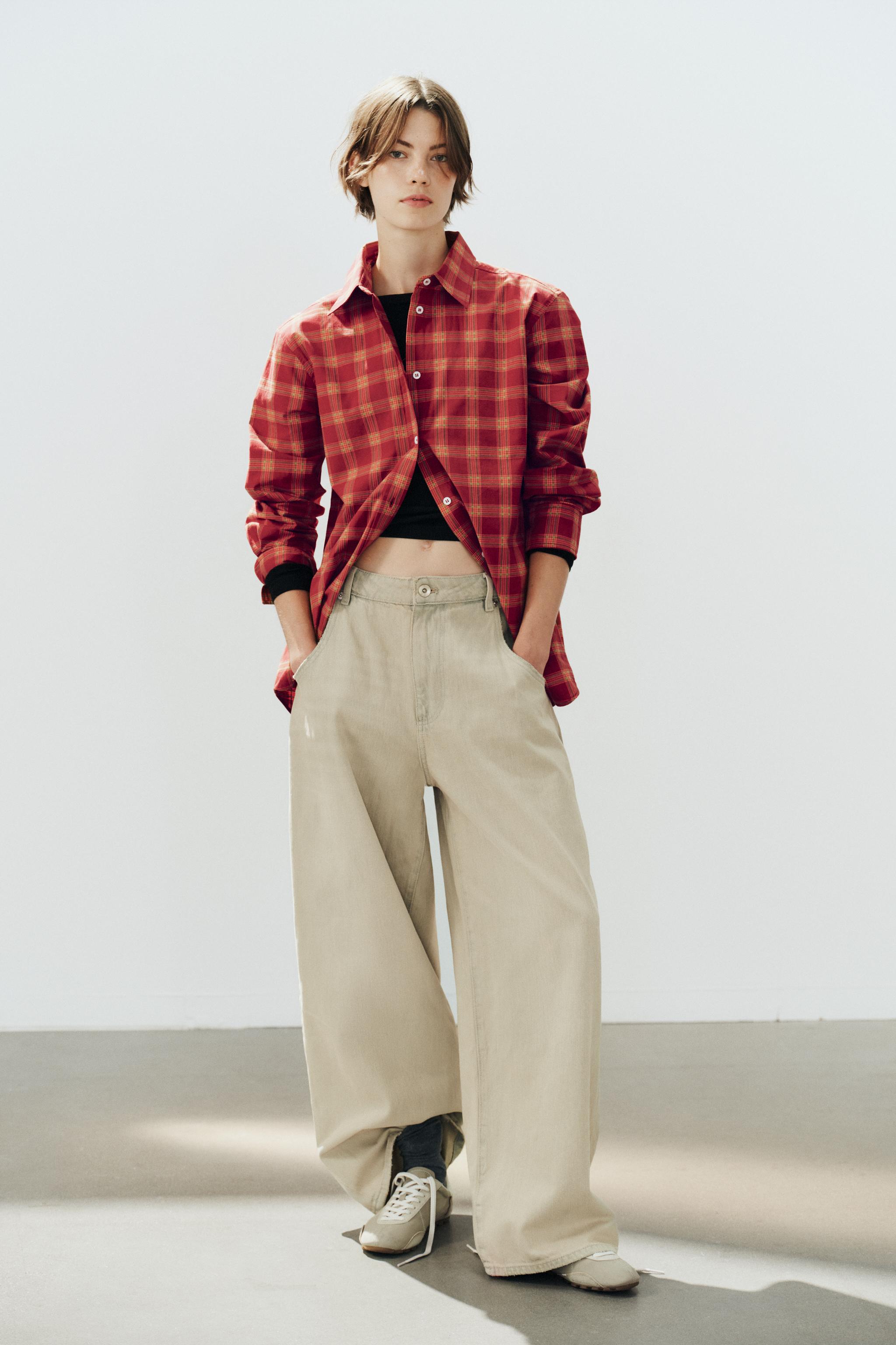 TRF BAGGY MID-RISE JEANS